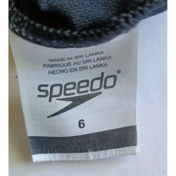 Speedo One Piece Swimsuit Athletic Size 6 Hydro Bra  Radiance Quantum Splice - Picture 5 of 6